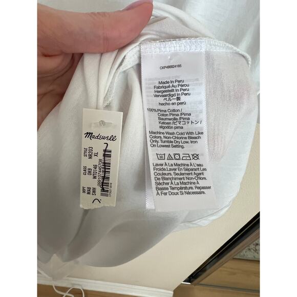 Madewell The Premium Pima Cotton Tee - Picture 5 of 8